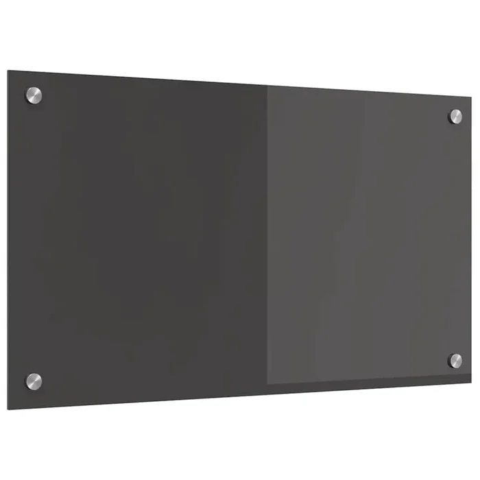 vidaXL Salpicadero de cocina Gris oscuro 70 x 40 x 0.6 cm