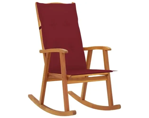 vidaXL silla mecedora con cojines madera maciza de acacia | Brico Depôt Soddisfatti O Rimborsati