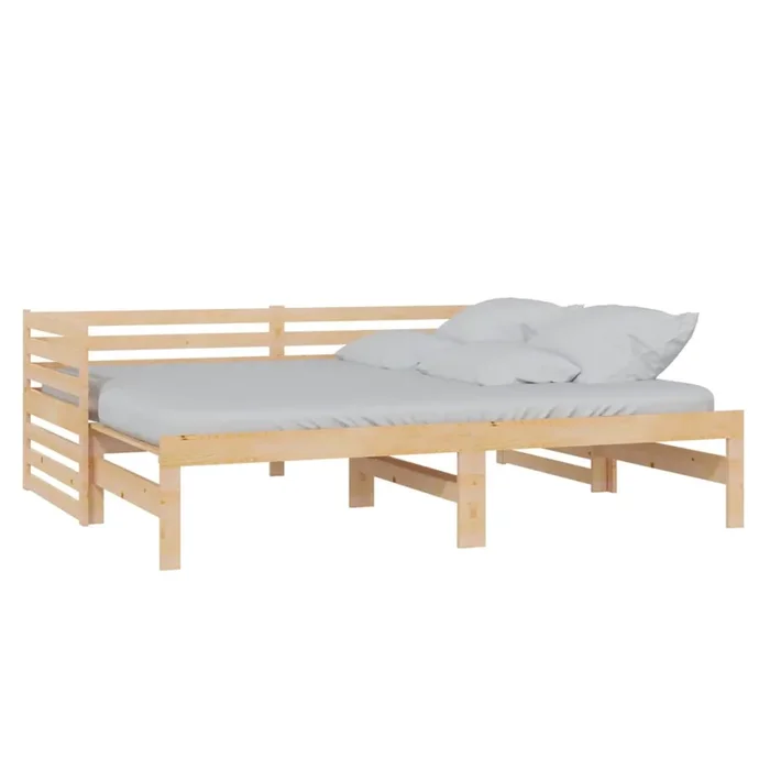 vidaXL Sofá cama extraíble sin colchón 2x(90×200) cm (2)