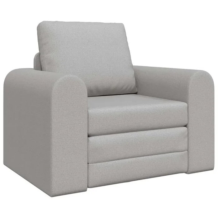 vidaXL Sofá cama Gris nube 98 x 71 x 83 cm tela