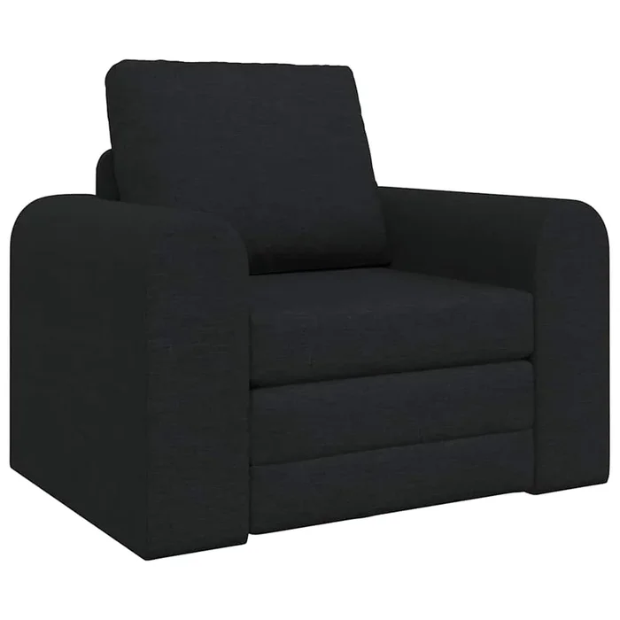 vidaXL Sofá cama Negro 98 x 71 x 83 cm tela