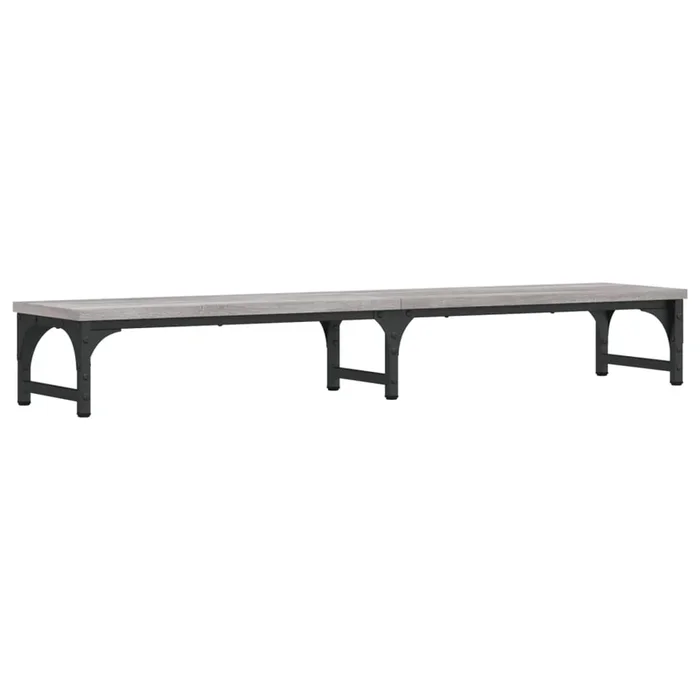 vidaXL Soporte de pantalla madera ingeniería gris Sonoma 105x23x15,5cm