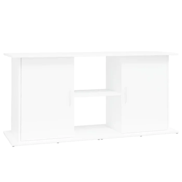 vidaXL Soporte para acuario madera de ingeniería blanco 121x41x58 cm