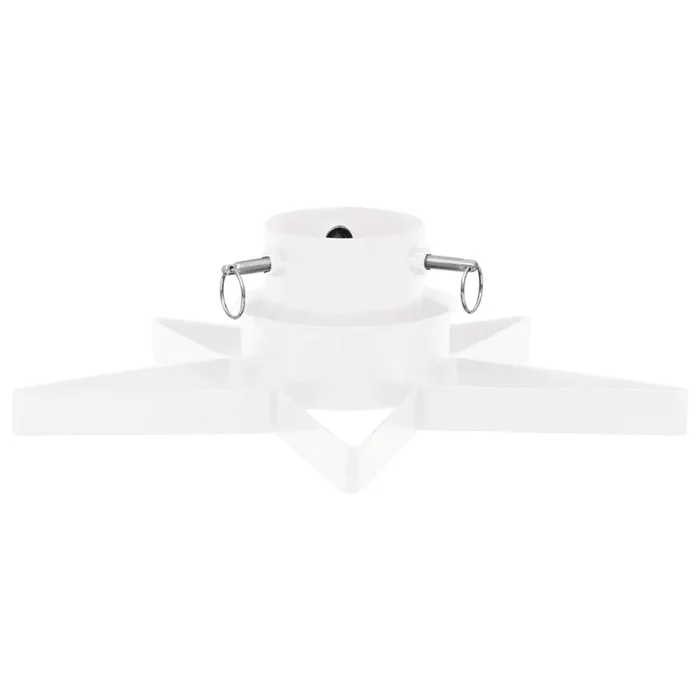 vidaXL Soporte para árbol de Navidad blanco 47x47x13,5 cm