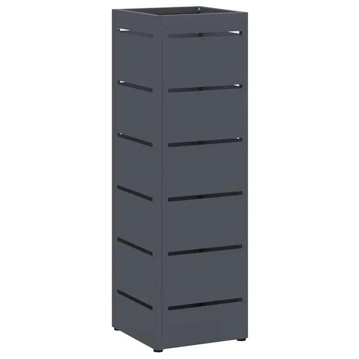 vidaXL Soporte para sombrilla Antracita 15.5 x 15.5 x 49 cm Metal (3)