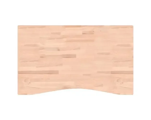 vidaXL tablero de escritorio madera maciza de haya 100x(55-60)x4 cm | Brico Depôt Ultime Pezzi