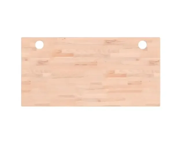 vidaXL tablero de escritorio madera maciza de haya 100x50x1,5 cm | Brico Depôt Promozione