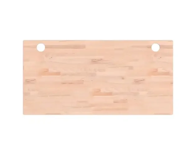 vidaXL tablero de escritorio madera maciza de haya 110x55x2,5 cm | Brico Depôt Super Prezzo