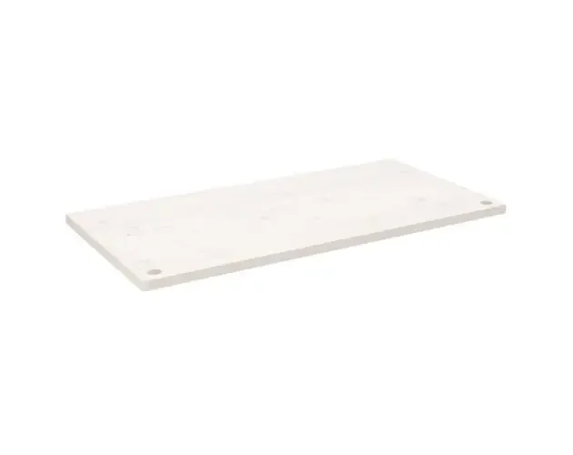 vidaXL tablero de escritorio madera maciza pino blanco 110x55x2,5 cm | Brico Depôt Prezzo Basso