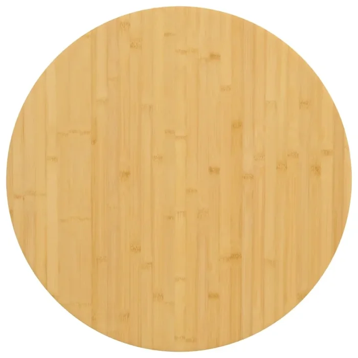 vidaXL Tablero de mesa de bambú Ø70×1,5 cm