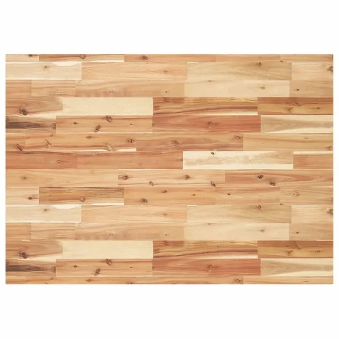 vidaXL Tablero de mesa rectangular madera maciza acacia 120x70x4 cm