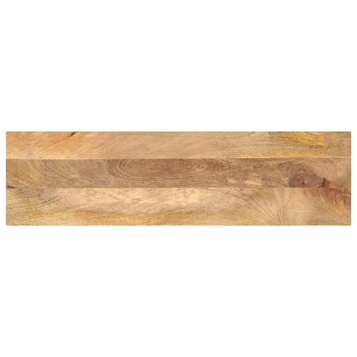 vidaXL Tablero de mesa rectangular madera maciza mango 100x40x2,5 cm
