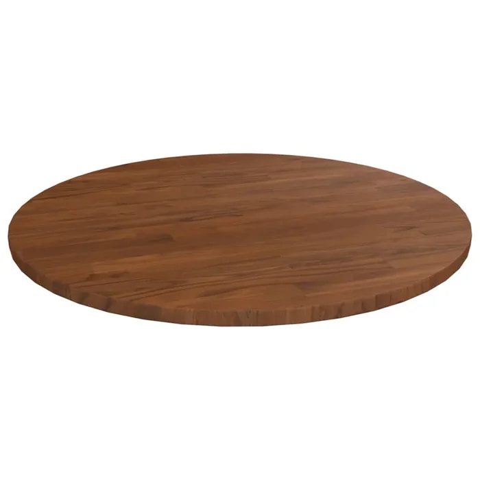 vidaXL Tablero de mesa redonda madera de roble marrón oscuro Ø50×1,5cm