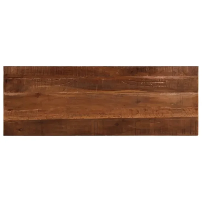 vidaXL Tablero mesa rectangular madera maciza reciclada 140x50x3,8 cm (2)