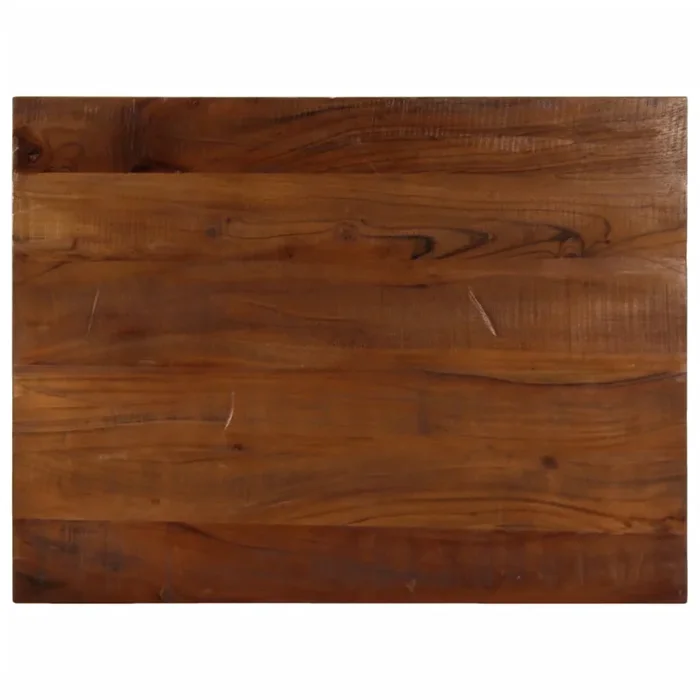 vidaXL Tablero mesa rectangular madera maciza reciclada 70x60x2,5 cm
