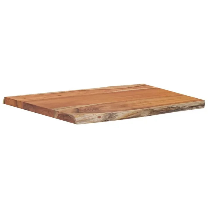 vidaXL Tablero rectangular madera de acacia borde vivo 70x60x2,5 cm