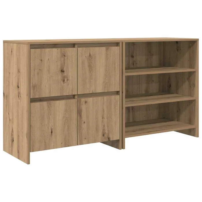 vidaXL Tableros Lateral 2 pcs Roble artisan 70 x 41 x 75 cm