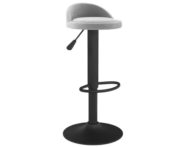 vidaXL taburete de cocina de terciopelo gris claro | Brico Depôt Scelto Dai Clienti