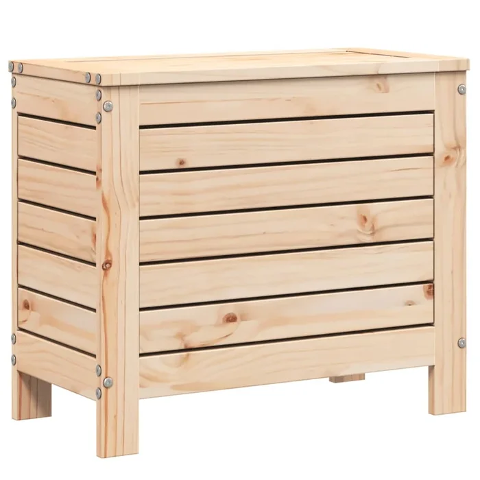 vidaXL Taburete de jardín madera maciza de pino 62×31,5×52 cm