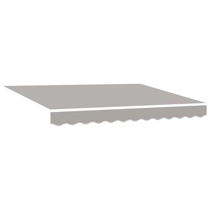 vidaXL Tela de recambio para toldo Gris claro 300 x 250 cm Lona