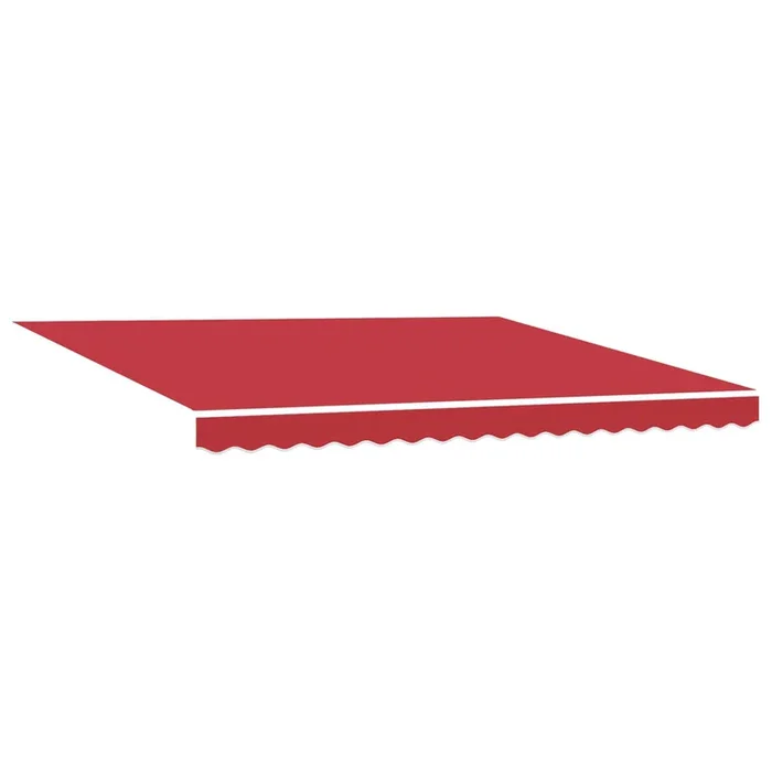 vidaXL Tela de recambio para toldo Rojo 400 x 300 cm Lona