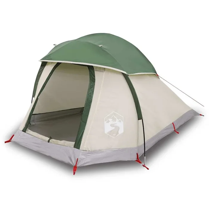vidaXL Tienda de campaña iglú para 1 persona impermeable verde