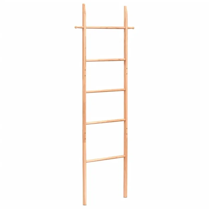 vidaXL Toallero escalera madera maciza de nogal 170 cm