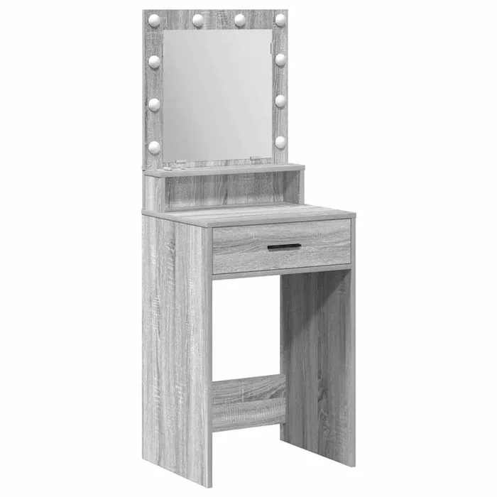 vidaXL Tocador Gris sonoma 50 x 41 x 135 cm Madera contrachapada