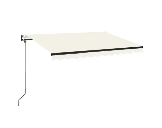 vidaXL toldo automático con LED y sensor de viento crema 350×250 cm | Brico Depôt Spedizione Mondiale