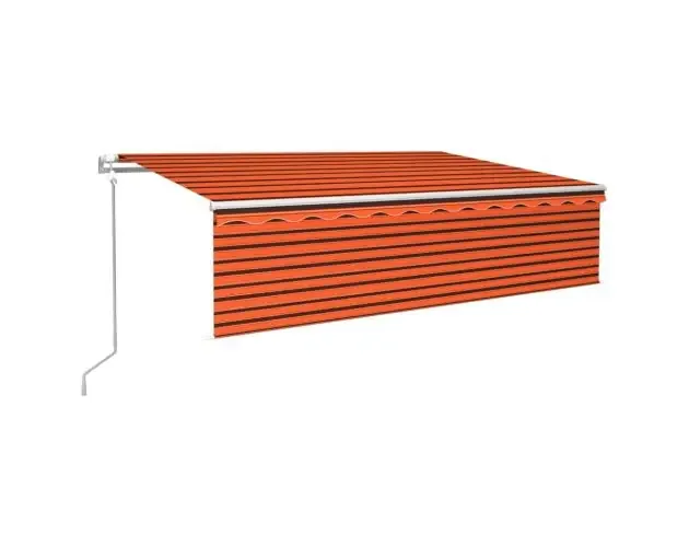 vidaXL toldo automático con persiana LED sensor de viento 6×3 m | Brico Depôt Super Prezzo