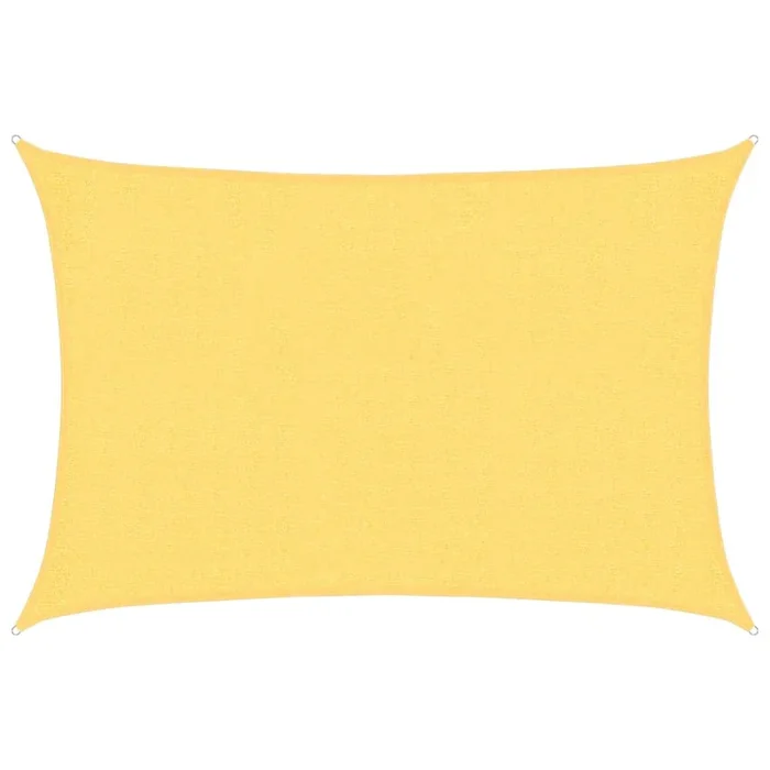 vidaXL Toldo de vela beige HDPE 160 g/m² 2×2,5 m