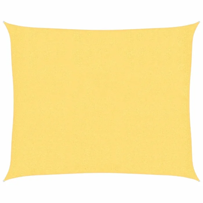 vidaXL Toldo de vela beige HDPE 160 g/m² 2,5×3 m