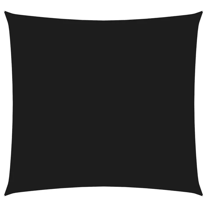 vidaXL Toldo de vela cuadrado tela Oxford negro 2×2 m
