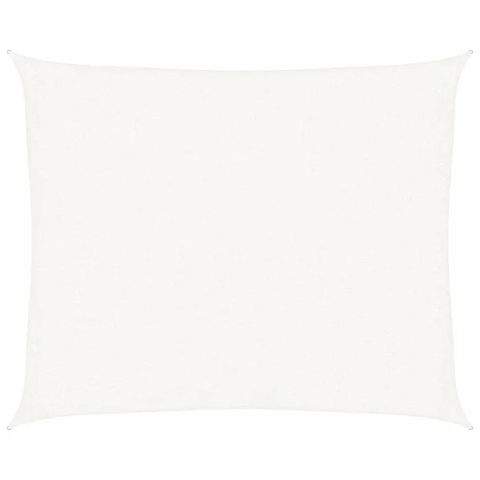 vidaXL Toldo de vela HDPE blanco 160 g/m² 2,5×3 m