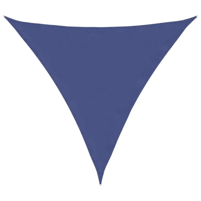 vidaXL Toldo de vela triangular tela Oxford azul 6x6x6 m