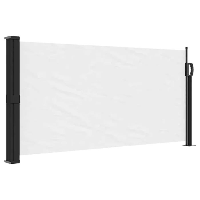 vidaXL Toldo lateral retráctil blanco 100×500 cm