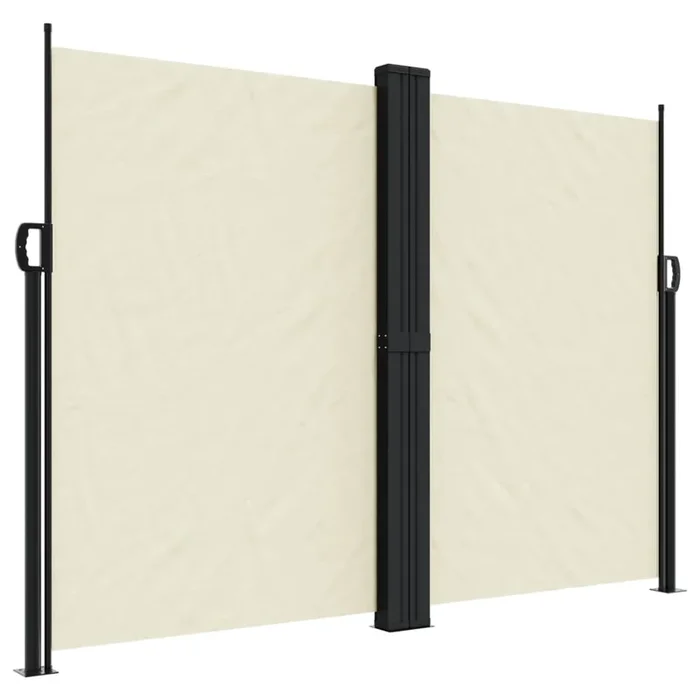 vidaXL Toldo lateral retráctil crema 180×1200 cm (2)