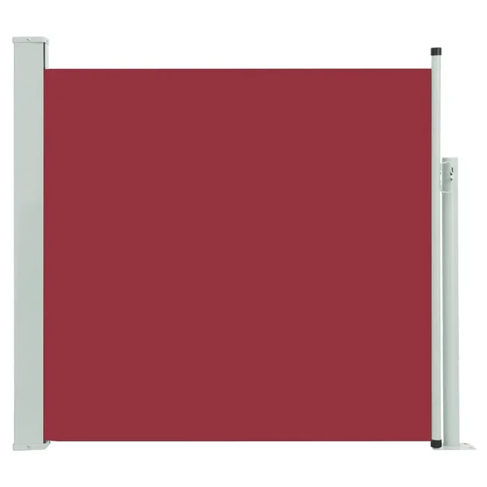 vidaXL Toldo lateral retráctil de jardín rojo 170×300 cm
