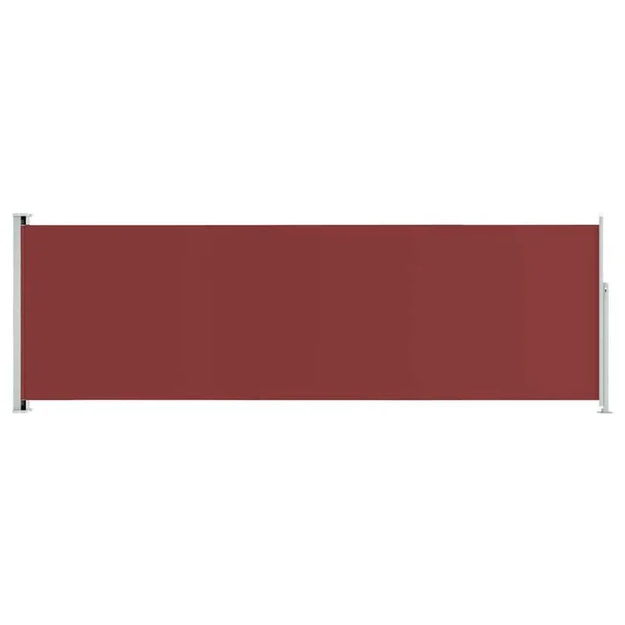 vidaXL Toldo lateral retráctil de jardín rojo 200×600 cm