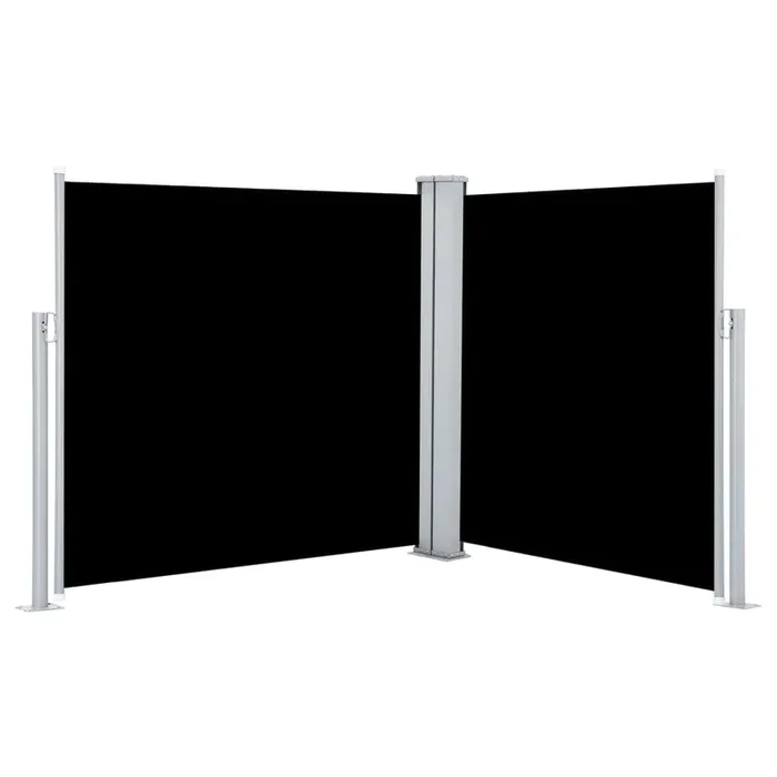 vidaXL Toldo lateral retráctil marrón 120×600 cm (2)