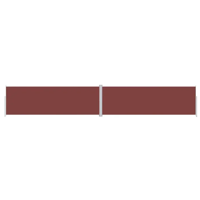 vidaXL Toldo lateral retráctil marrón 200×1200 cm (2)
