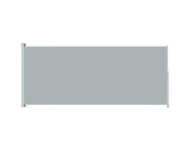 vidaXL toldo lateral retráctil para patio gris 200×500 cm | Brico Depôt All’Ingrosso