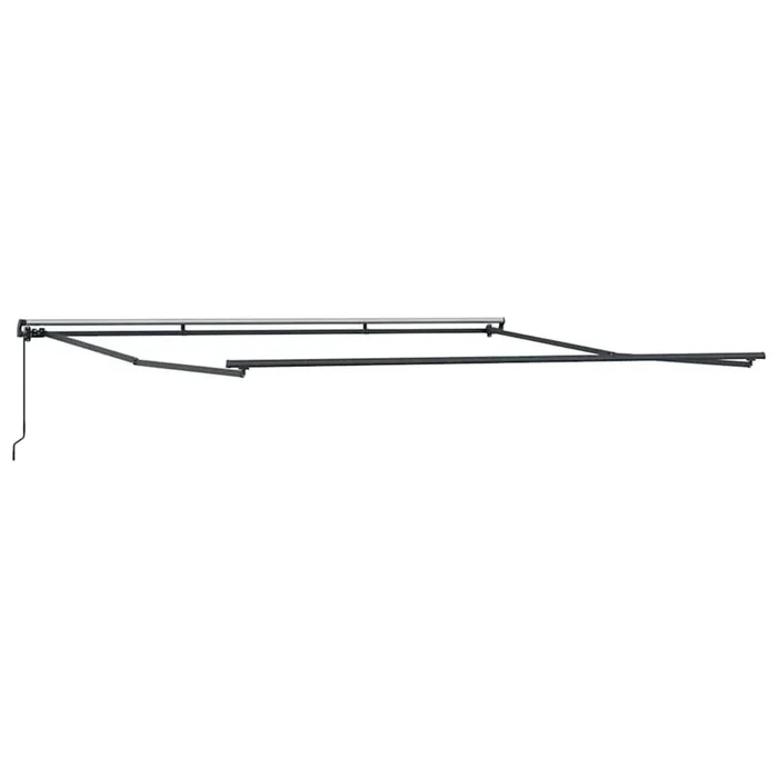 vidaXL Toldo Manual Antracita 5 x 3,5 m Metal
