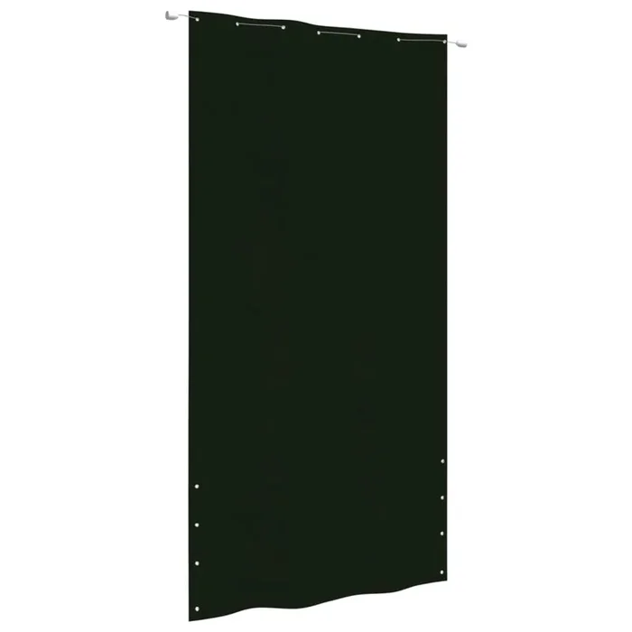 vidaXL Toldo pantalla para balcón tela oxford verde oscuro 140×240 cm