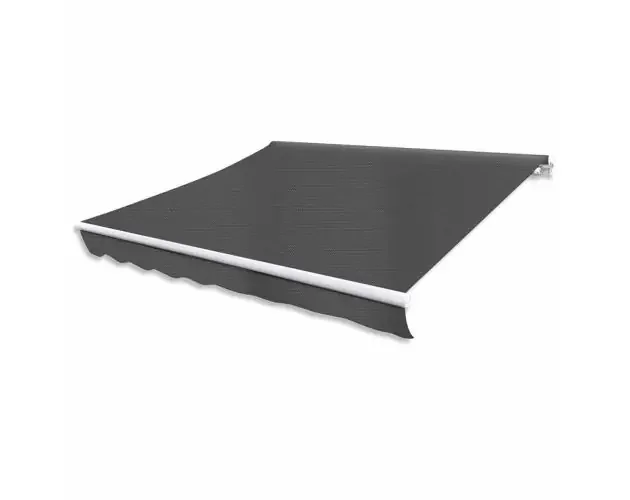 vidaXL toldo plegable motorizado 400 cm antracita | Brico Depôt Acquista Ora