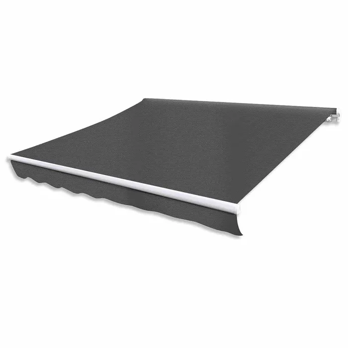 vidaXL Toldo plegable motorizado 400 cm antracita
