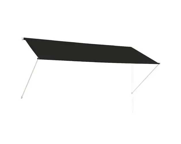vidaXL toldo retráctil 300×150 cm gris antracita | Brico Depôt Sconto