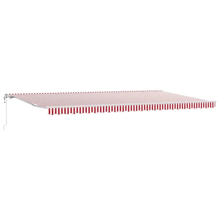 vidaXL Toldo Retráctil 600 x 300 cm red and white