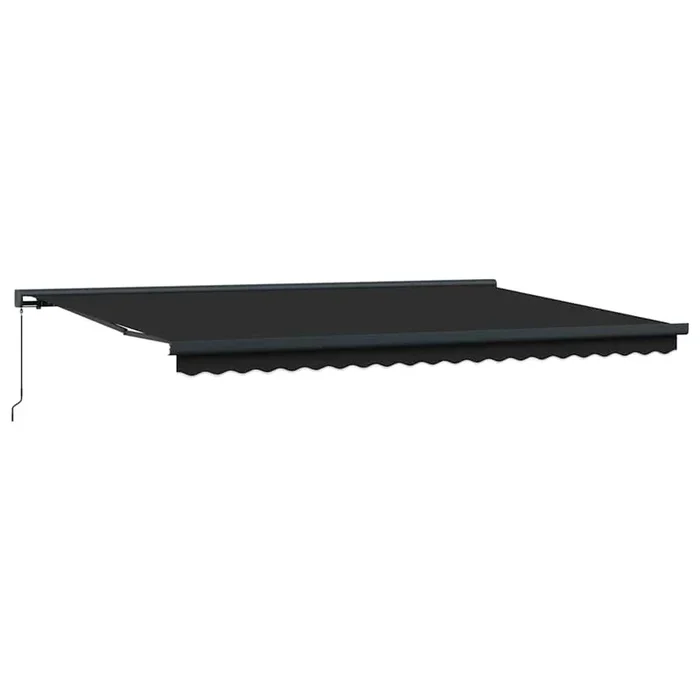 vidaXL Toldo Retráctil Antracita 500 x 300 cm Tela y Metal (2)