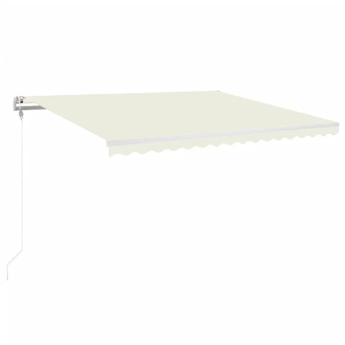 vidaXL Toldo retráctil automático crema 400×350 cm (2)